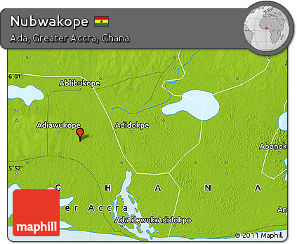 Physical Map of Nubwakope