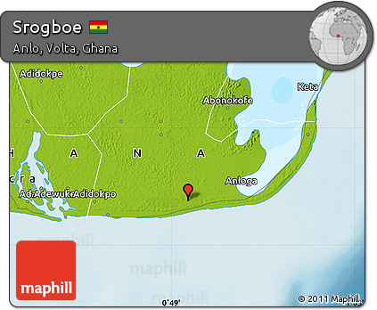 Physical Map of Srogboe