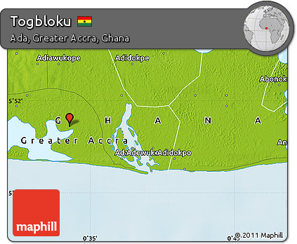 Physical Map of Togbloku