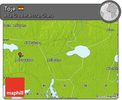 Physical Map of Toje