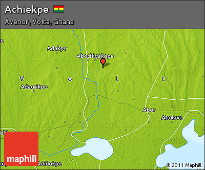 Physical Map of Achiekpe