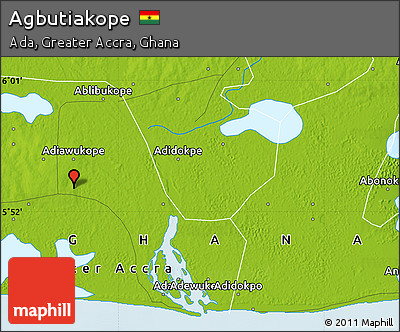 Physical Map of Agbutiakope