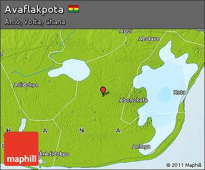 Physical Map of Avaflakpota