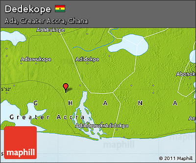 Physical Map of Dedekope
