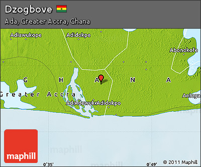 Physical Map of Dzogbove