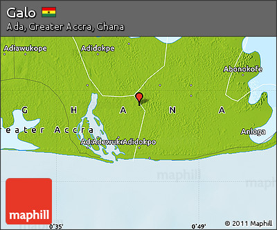 Physical Map of Galo