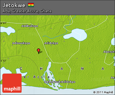 Physical Map of Jetokwe