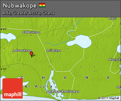 Physical Map of Nubwakope