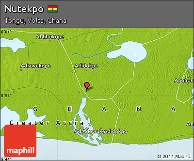 Physical Map of Nutekpo