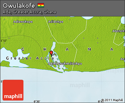 Physical Map of Owulakofe