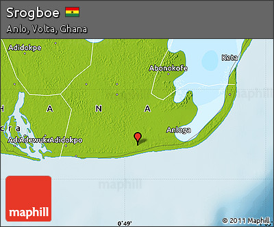 Physical Map of Srogboe