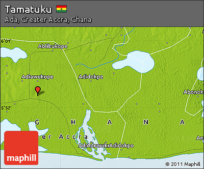 Physical Map of Tamatuku