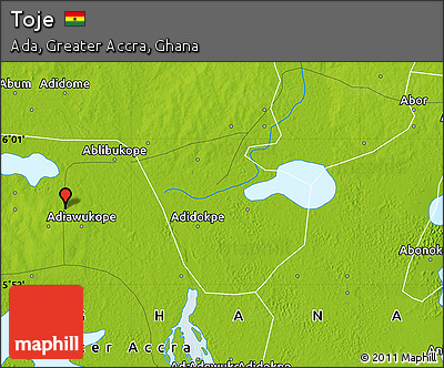 Physical Map of Toje