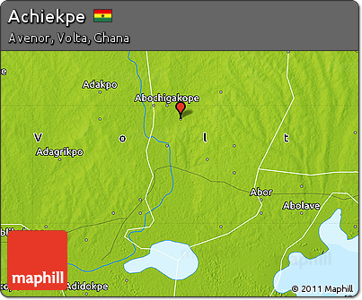 Physical Map of Achiekpe