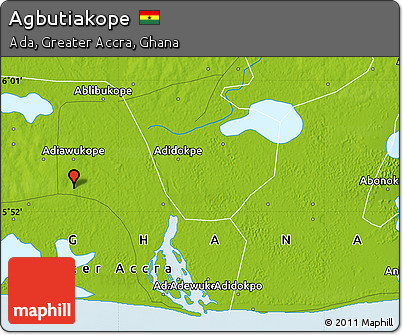 Physical Map of Agbutiakope