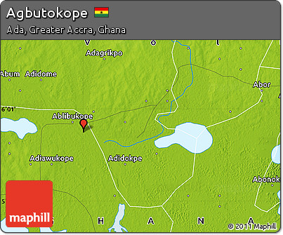 Physical Map of Agbutokope