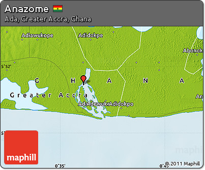Physical Map of Anazome