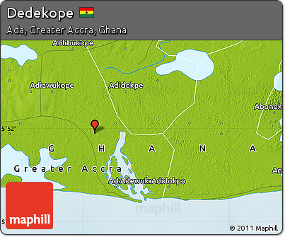 Physical Map of Dedekope