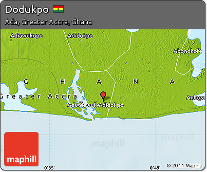 Physical Map of Dodukpo