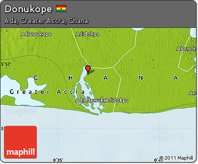 Physical Map of Donukope