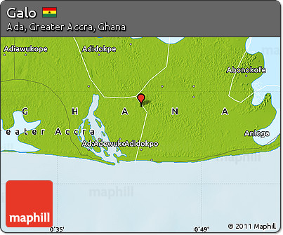 Physical Map of Galo