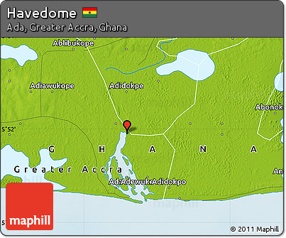 Physical Map of Havedome