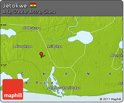 Physical Map of Jetokwe