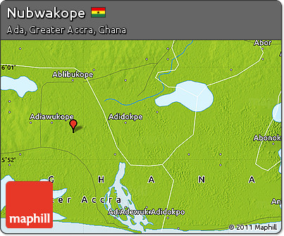 Physical Map of Nubwakope