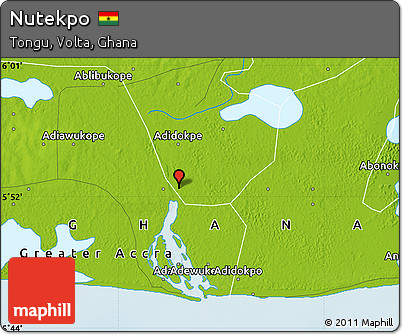 Physical Map of Nutekpo