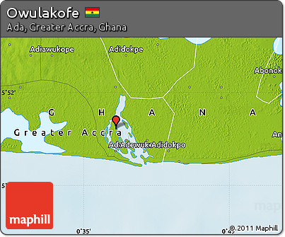 Physical Map of Owulakofe