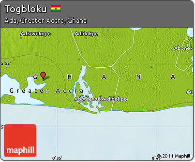 Physical Map of Togbloku