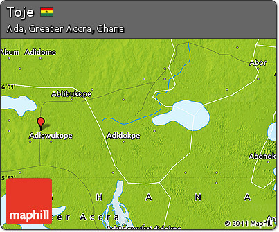 Physical Map of Toje