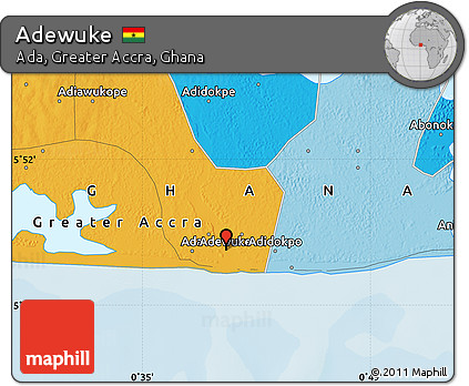 Political Map of Adewuke