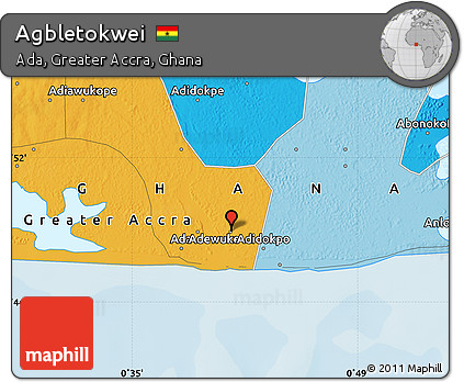Political Map of Agbletokwei