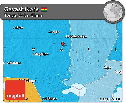 Political Map of Gavashikofe