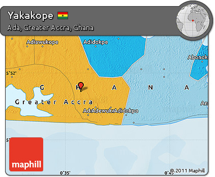 Political Map of Yakakope