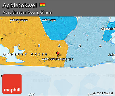 Political Map of Agbletokwei