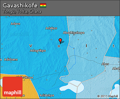Political Map of Gavashikofe
