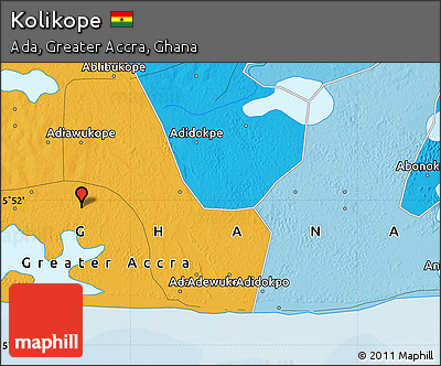 Political Map of Kolikope
