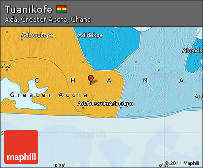 Political Map of Tuanikofe