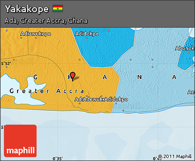 Political Map of Yakakope