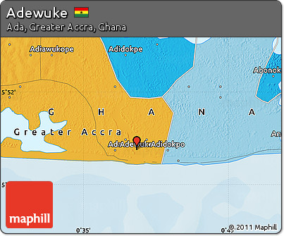 Political Map of Adewuke