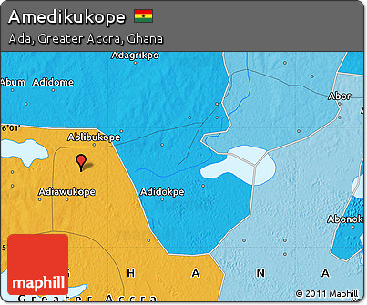 Political Map of Amedikukope