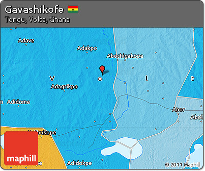 Political Map of Gavashikofe