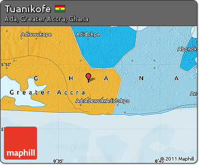 Political Map of Tuanikofe