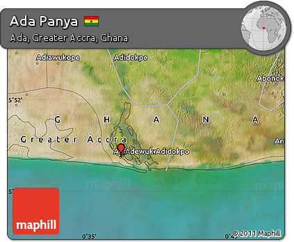 Satellite Map of Ada Panya