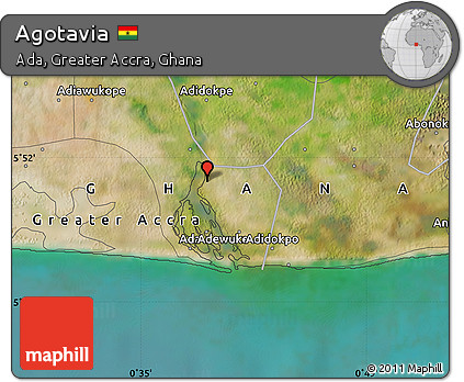 Satellite Map of Agotavia