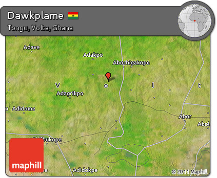 Satellite Map of Dawkplame
