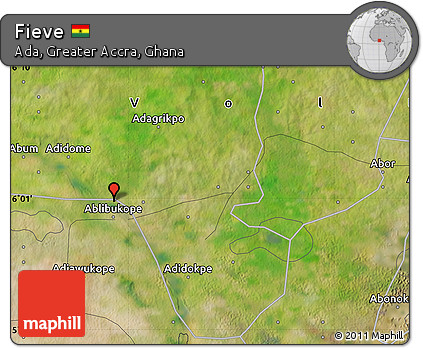 Satellite Map of Fieve