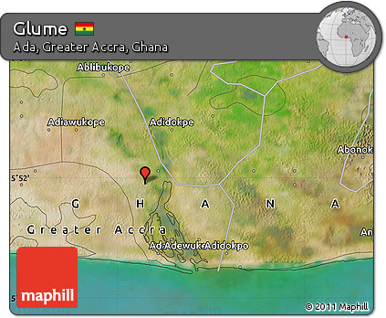Satellite Map of Glume